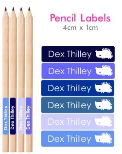 Blue Pencil Labels
